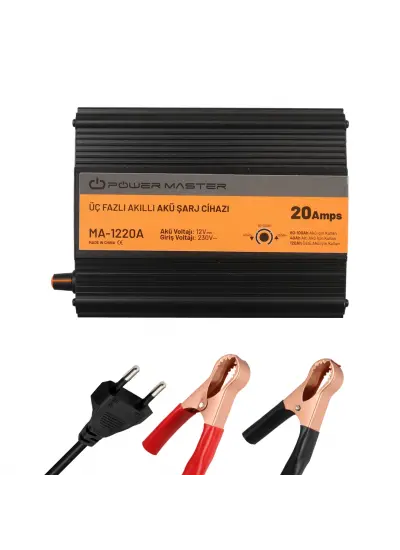 Ma-1220a 12 Volt - 20 Amper Akıllı Akü Şarj Cihazı