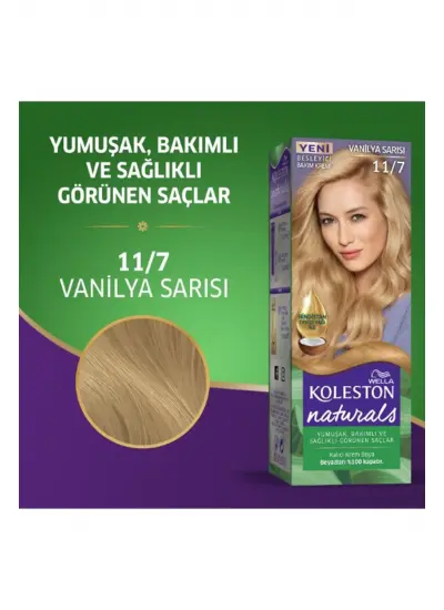 Naturals Saç Boyası Vanilya Sarısı 11/7