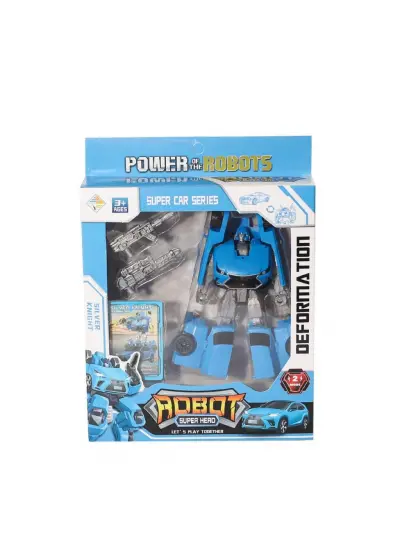 Nessiworld HY-8877 DDönüşebilen Kartlı Robot Araba -Birliktoys