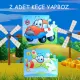 Uçak Araba 3+ Keçe Yapboz - 3 Yaş Puzzle