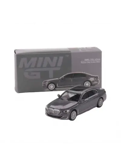 Nessiworld Mini GT 1:64 BMW 750Li xDrive Bernina Grey Amber Effect