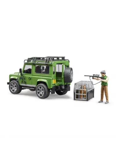 Nessiworld Bruder Land Rover Arazi Aracı & Orman Bekçisi ve Köpeği BR02587