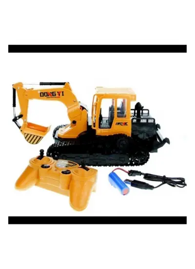 Uzaktan Kumandalı Işıklı Sesli Full Fonksiyonlu 360 Derece Dönebilen Excavator - A8863-43