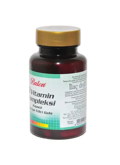 B Vitamin Kompleksi 60 Kapsül