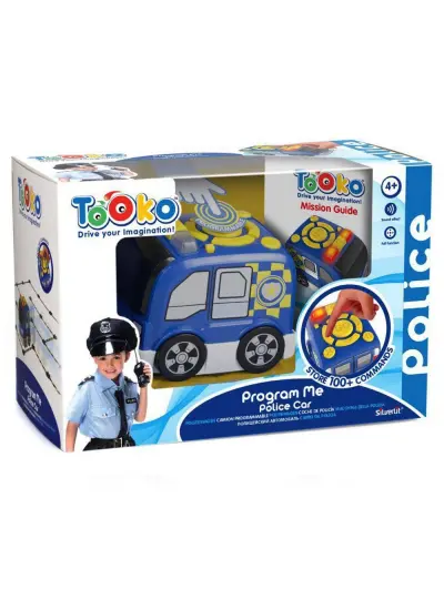 Silverlit Tooko Programlanabilen Polis Aracı Oyun Seti