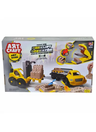 03744 Artstand Forklift Operatör Kum Set - Fen Toys