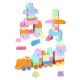 Nessiworld 3035 Play Blox Pastel Blok Yapı Oyuncakları 266 Parça ,Saklama Çantalı ,1 Yaş ve Üzeri