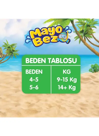 Nessiworld Molfix Mayo Bez 5-6 Beden 14+ Kg 10 Adet