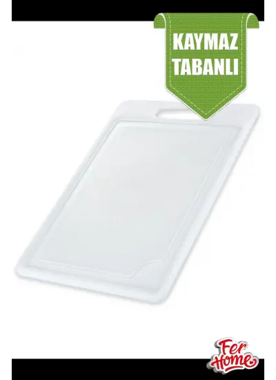 Kesme Tahtası Plastik Büyük Kesme Sunum Tahtası Kesim Panosu 225x325 Mm FR-108