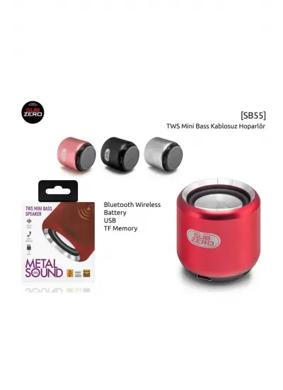 Mini Bass Speaker Bluetooth Güçlü Bas TF kart Uyumlu