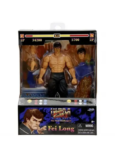 Nessiworld Street Fighter ll Fei-Long 6 Figure