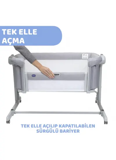 Chicco Next2Me Magic Evo Anne Yanı Beşik Desert Taupa