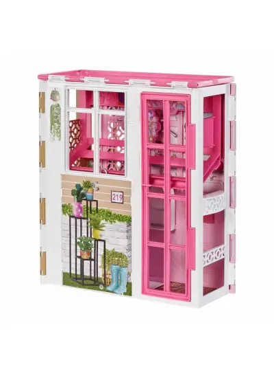 Nessiworld Barbie'nin Taşınabilir Portatif Evi HCD47