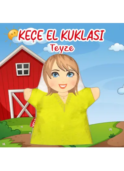 Teyze Aile Bireyleri Keçe El Kukla