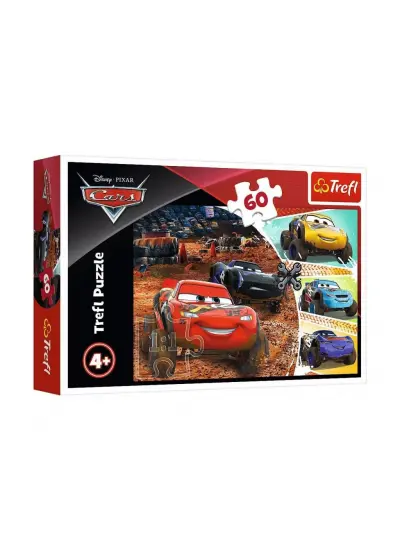 PUZZLE-17327 Disney Cars 3 60 Parça Puzzle