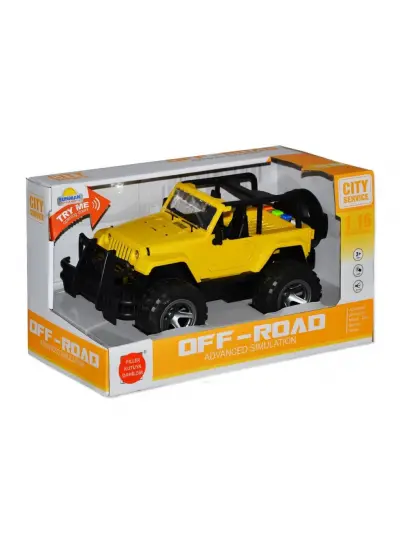 NessiWorld 10390 1:16 Sesli ve Işıklı Jeep