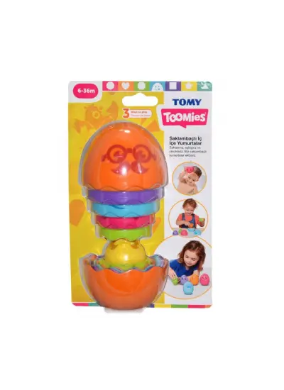 73080 Tomy İç İçe Yumurtalar 6-36 ay