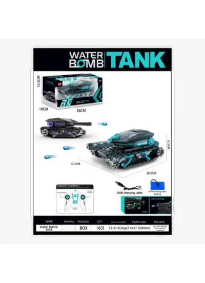 HD5011 2 4G Su Atan Tank -Gepettoys