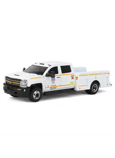 Greenlight 1/64 2018 Chevrolet Silverado 3500 Dually Service