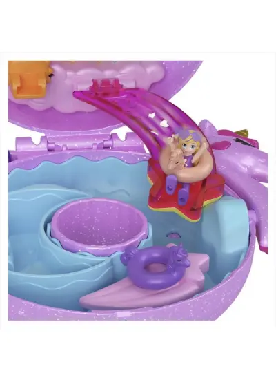 HKV34 Polly Pocket Unicorn Temalı Oyun Seti