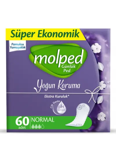 Nessiworld Molped Günlük Ped Yoğun Koruma Süper Eko 60 Adet