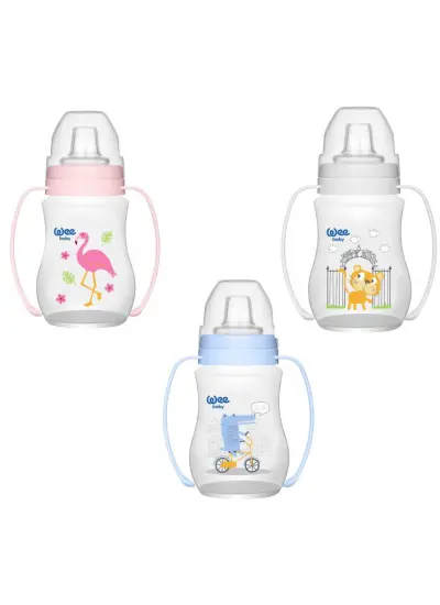 Wee Baby Akıtmaz Kulplu PP Antikolik Bardak 250ml 754