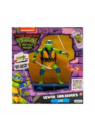 Nessiworld TMNT Mutant Mayhem Sewer Shredders Figür TU814001