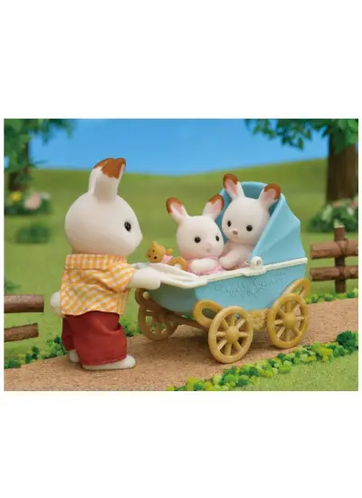 5432 Sylvanian Families, Çikolata Kulaklı İkiz Tavşan Bebek, +3 yaş