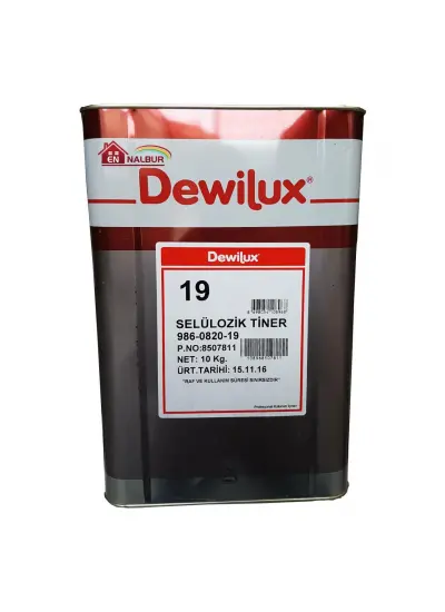 Dewilüx Selülozik Tiner 10 Kg (12 Litre)