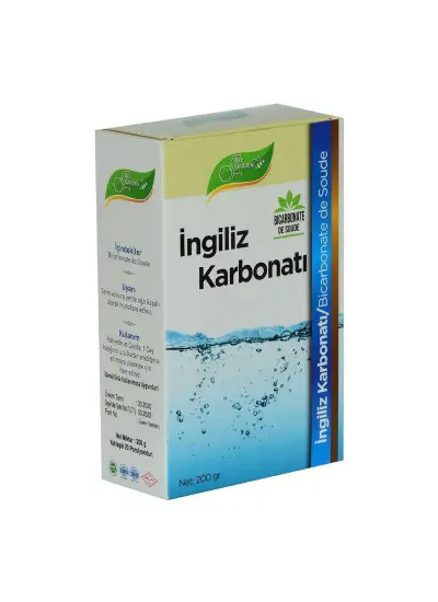 Yenilebilir İngiliz Karbonatı Bicarbonate De Soude 200 Gr