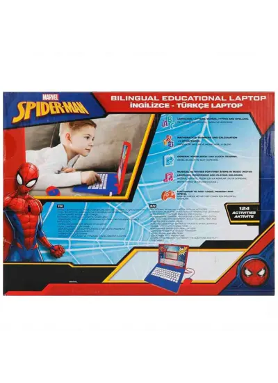 Spiderman İngilizce Türkçe Laptop