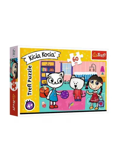 17343 Kicia Kocia Kitty Cat With Friends 60 Parça Puzzle -Trefl Puzzle