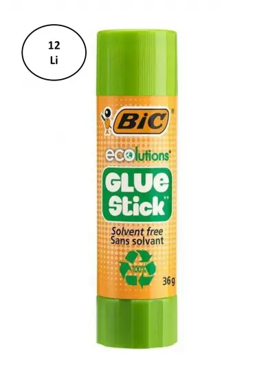 Bic 9192541 Ecolutıon Glue Stıck Yapıştırıcı 36 Gr 12li