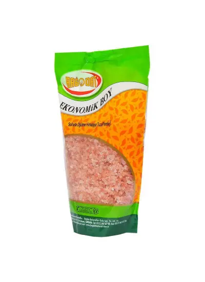 Yemeklik Himalaya Kaya Tuzu Sofrada Öğütme Kristal Çakıl Pembe 1000 Gr Paket