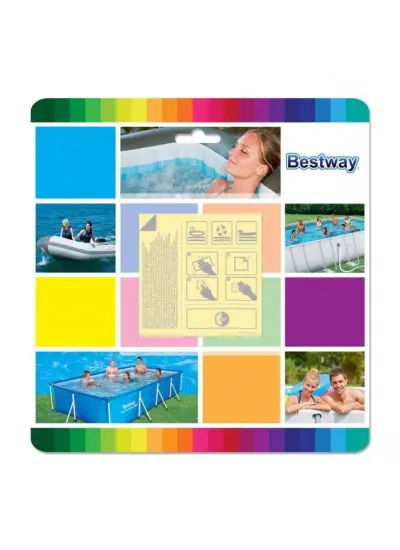 Nessiworld Bestway Şişme Ürünler için Tamir Yaması 6,5 x 6,5 cm 62091