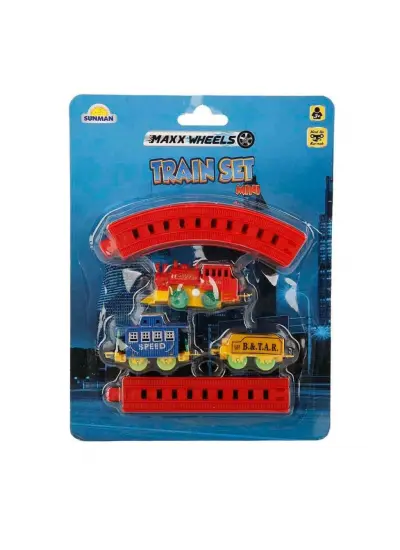 2559 Maxx Wheels Mini Tren Seti 11 Parça -Sunman