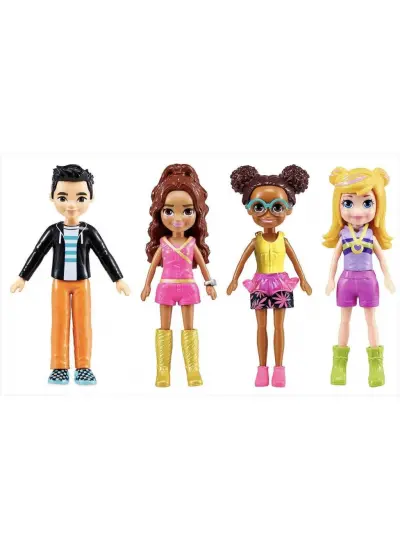 HKW10 Polly Pocket ve Arkadaşları Kombin Eğlencesi Oyun Seti