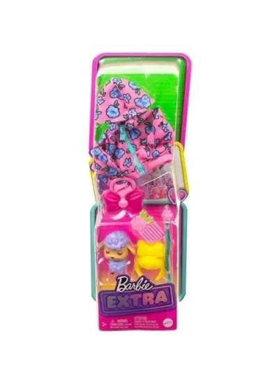 Barbie Extra Hayvan Dostları ve Kıyafet Paketleri Mattel Lisanslı - HDJ38-HDJ39