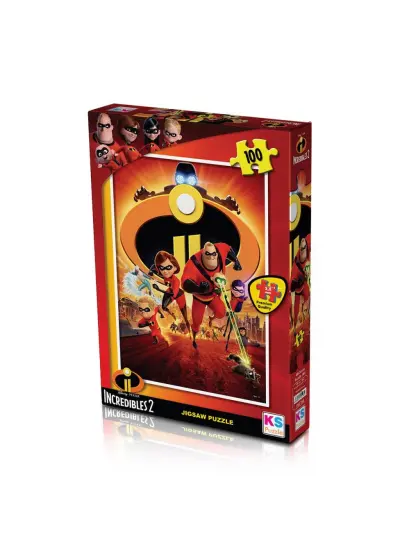 INC714 KS Incredibles / 100 Parça Puzzle