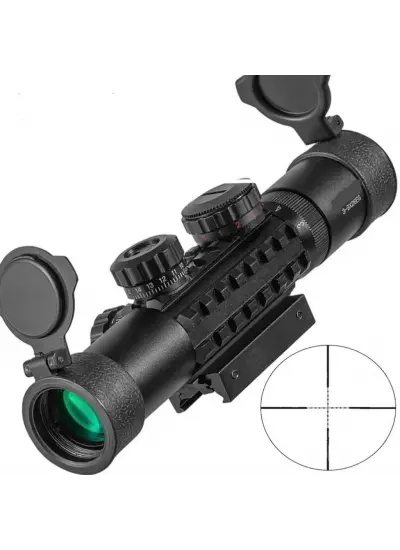 C3-9x26eg   Raylı Çift Işıklı  Dürbünü  11mm/22mm