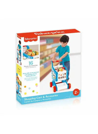 Nessiworld 1806 Fisher Price Market Arabası -Dolu