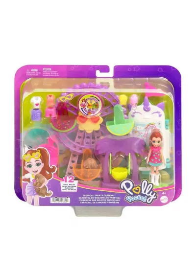 Nessiworld HWP25 Polly Pocket Meyve Karnavalı Oyun Seti