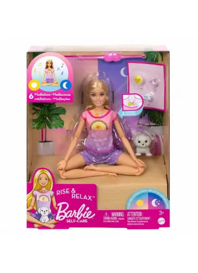 Barbie Meditasyon Yapıyor Oyun Seti Mattel Lisanslı - HHX64