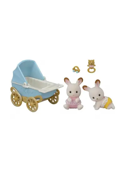 5432 Sylvanian Families, Çikolata Kulaklı İkiz Tavşan Bebek, +3 yaş