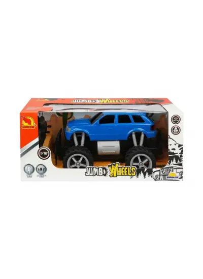 80012 1:18 Uzaktan Kumandalı Jumbo Wheels Usb Şarjlı Araba