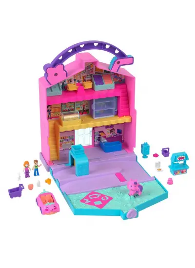 NessiWorld HRD45 Polly Pocket Eğlenceli Market Oyun Seti