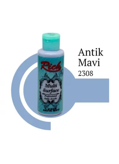 Rich Multi Surface 2306 Antik Mavi Akrilik Boya 120 cc