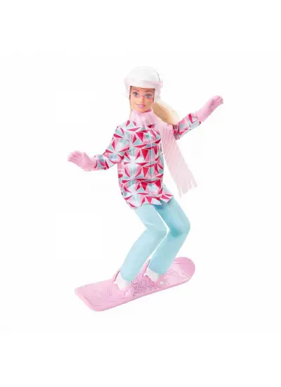 NessiWorld Barbie Snowboard Sporcusu Bebek HCN32NessiWorld