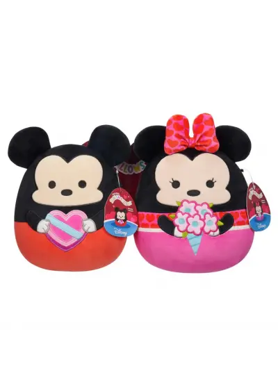 Squishmallows Disney Mickey ve Minnie 2'li 20 cm