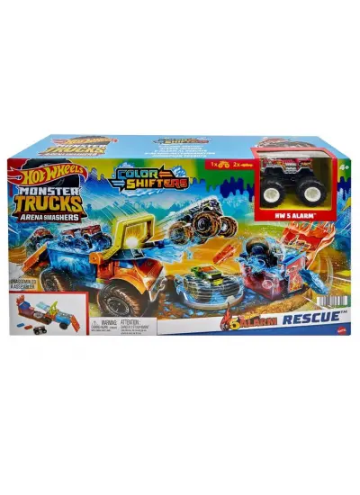 HPN73 Hot Wheels Monster Trucks Arena Mücadelesi Color Shifters Oyun Seti